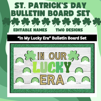 Preview of March Bulletin Board Set | St. Patrick's Day Bulletin Board