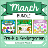 March Bundle for Pre-K -- Spring, St. Patrick's Day, and Easter