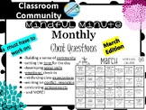 March CLASSROOM COMMUNITY class meeting or home/school  MI
