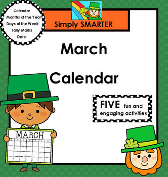 Preview of SMARTBOARD March Calendar