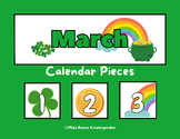 March Calendar Pattern Pieces