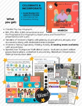 Preview of March - Celebrate Women's History Month