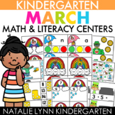 March Centers for Kindergarten | Low Prep Spring Math and 
