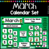 March Classroom Calendar Set