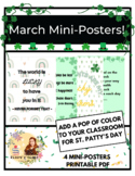 March Classroom Mini-Posters