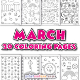 March Coloring Pages - 20 Whimsical Designs for Creative Fun!