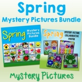 March Coloring Pages Activity Puzzle, Spring Mystery Pictu