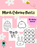 March Coloring Sheets