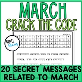 March Crack the Code St. Patrick's Day Cryptogram Secret M