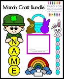 March Craft Activities: Leprechaun, Bunny & Peep, Rabbit, Rainbow