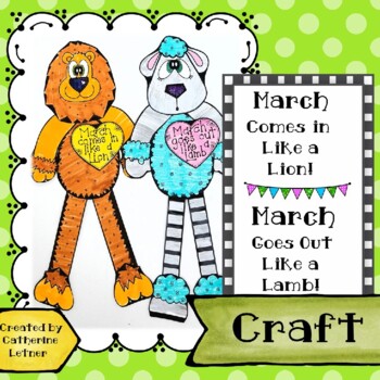 Preview of March Craft / In Like a Lion, Out Like a Lamb!