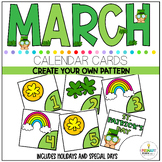 March Create Your Own Pattern Calendar Cards