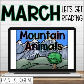 Preview of March DIGITAL Lets Get Reading 2nd Grade Reading Unit for Google Slides