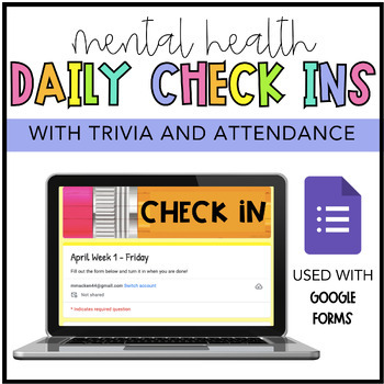 March Daily Check In Forms With Trivia Google Forms Google Classroom
