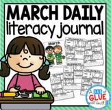 March Daily Literacy Review Journal for Kindergarten