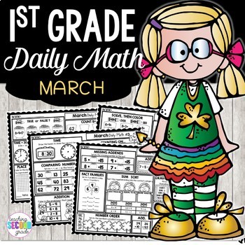 Preview of Morning Work March First Grade