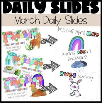 Preview of March Daily Slides