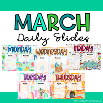 Preview of March Daily Slides