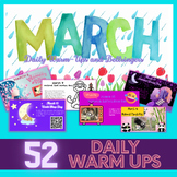 March! Daily warm ups and bellringers/quickwrites