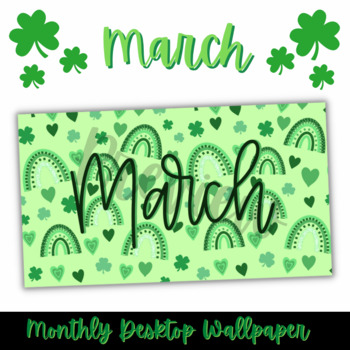 Preview of March Desktop Background | Monthly Design | Desktop Wallpaper | St. Patrick’s