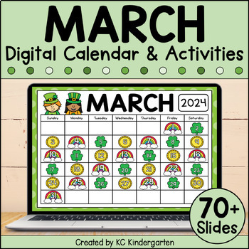 Preview of March Digital Calendar