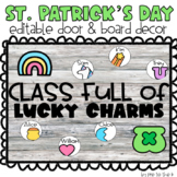 March Door & Bulletin Board Decor | Lucky Charms | Spring 