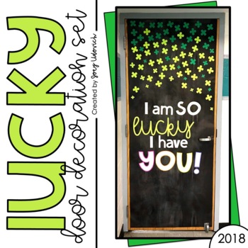Preview of Door Decor or Bulletin Board: Lucky (PRINT & ASSEMBLE)