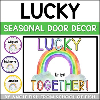 Preview of March Door Decor | St. Patrick's Day Bulletin Board | March Classroom Door