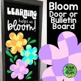 Retro Summer Bulletin Board or Door Decorations with Flowe