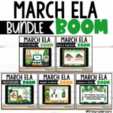 March ELA BOOM LEARNING Bundle Distance Learning St. Patri