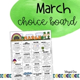 March Early Finishers Choice Board