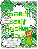 March Early Finishers Pack