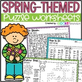 Spring Puzzle Pack | March Early Finishers | First Day of 