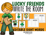 March Editable Sight Word Write the Room Fun-Differentiated