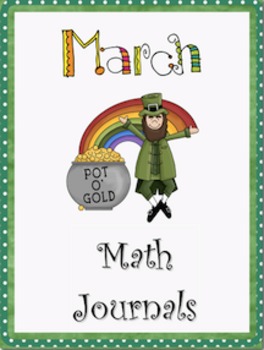 Preview of March Everyday Math Journals Powerpoint for the Smartboard