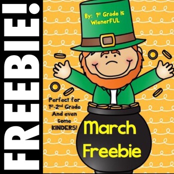 Preview of March FREEBIE ~ perfect for 1st-2nd grades and even some Kinders!
