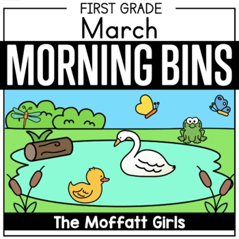 Preview of March First Grade Morning Tubs / Bins (Morning Work)
