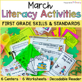 March First Grade Science of Reading Literacy Centers - Vo
