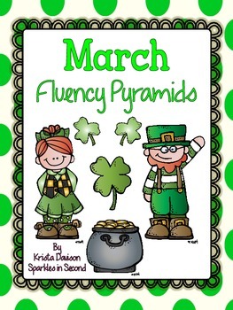 Preview of March Fluency Pyramids