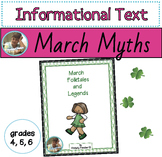 March Folktales and Legends Non-Fiction Passages and Task Cards