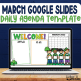 March Google Slides Templates Daily Agenda