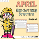 April Handwriting Practice Journal