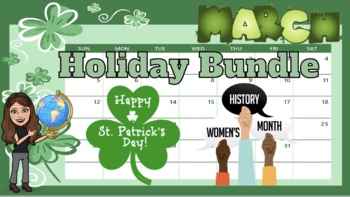 Preview of March Holidays Bundle