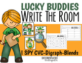 March I Spy Write the Room Fun-CVC, Digraph and Blends-Dif