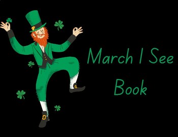 Preview of March I see book | Emergent Readers | CVI friendly