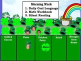 March Interactive Attendance and Lunch Count Flipchart