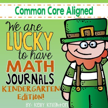 Preview of March Interactive Math Journal Kindergarten