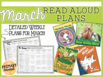 Preview of March Interactive Read Aloud Plans