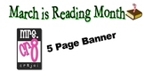 March Is Reading Month Banner