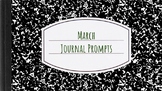 March Journal Prompts